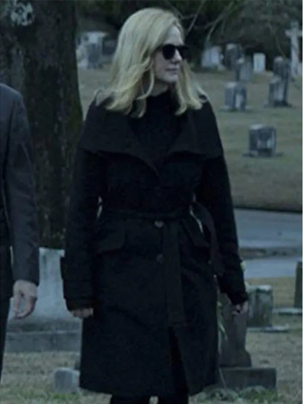 Ozark Wendy Byrde Black Wool Coat
