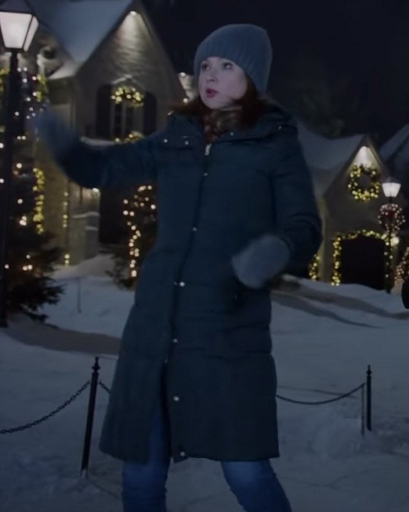  Ellie Kemper Home Alone Black Puffer Coat
