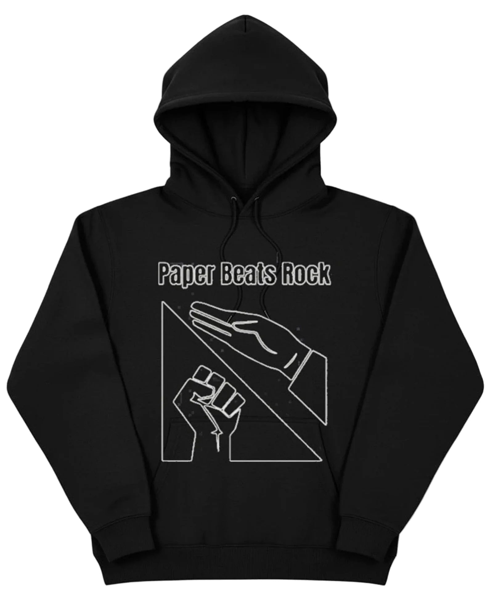 Paper-Beats-Rock-Hoodie-Black