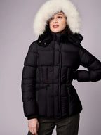 Park City Vegan Fur Trim Puffer Jacket