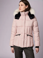 Park City Vegan Fur Trim Puffer Jacket