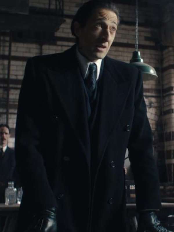 Adrien Brody Peaky Blinders Black  Coat