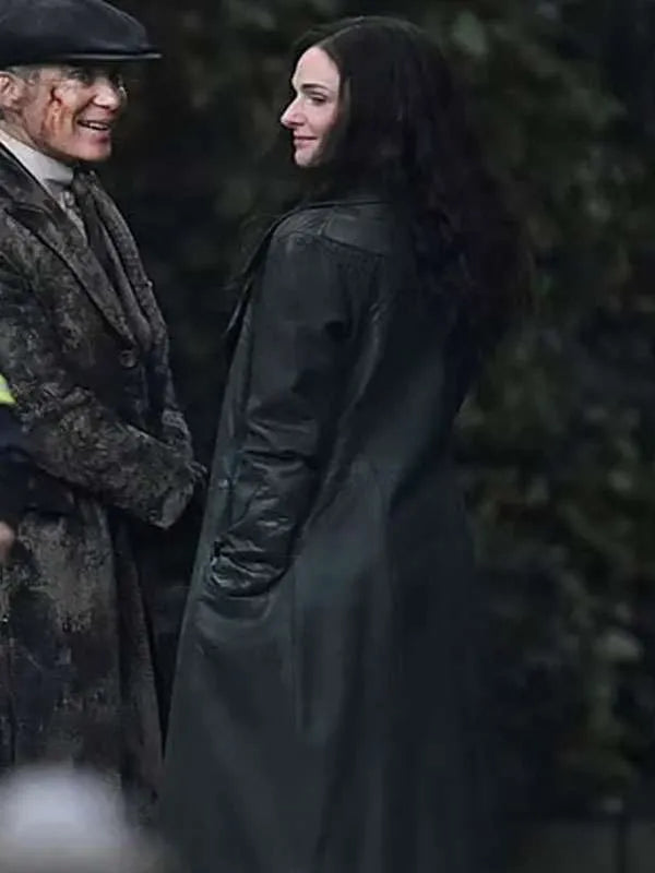  Peaky Blinders Rebecca Ferguson Black  Coat


