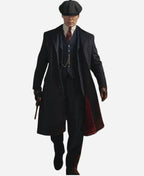 

 Peaky Blinders Cillian Murphy Best  Black Wool Coat
