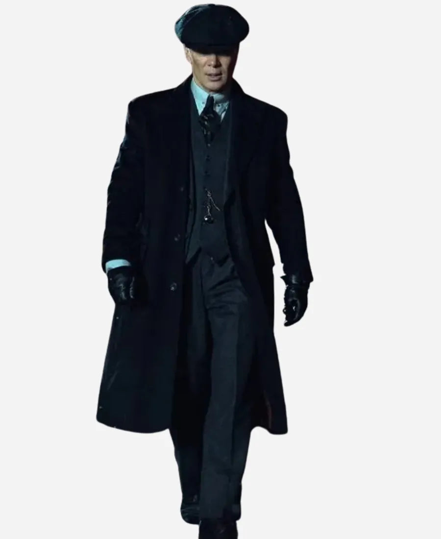  Peaky Blinders Cillian Murphy Best  Black  Coat
