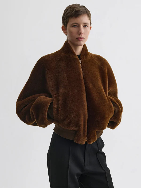 Phoebe-Philo-Brown-Fur-Jacket