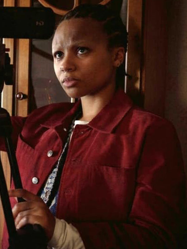 Black Mirror S06  Myha’la Herrold Red  Jacket

