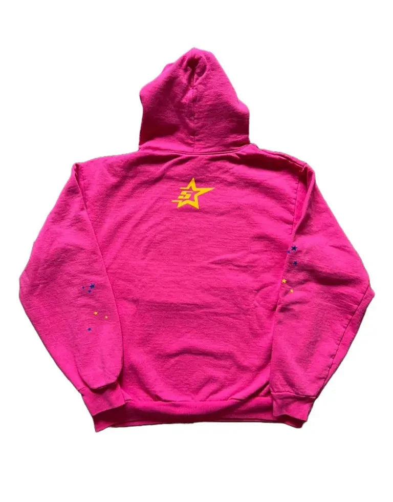 Pink Sp5der Hoodie Zing Apparel