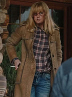 Kelly Reilly Beth Dutton Suede Leather Coat