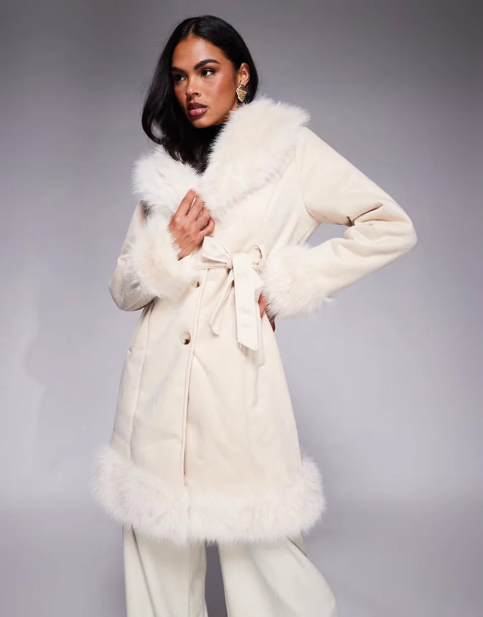 Princess-Polly-Simmer-Lane-Suedette-Faux-Fur-Trim-Belted-Longline-Penny-Lane-Coat-Cream