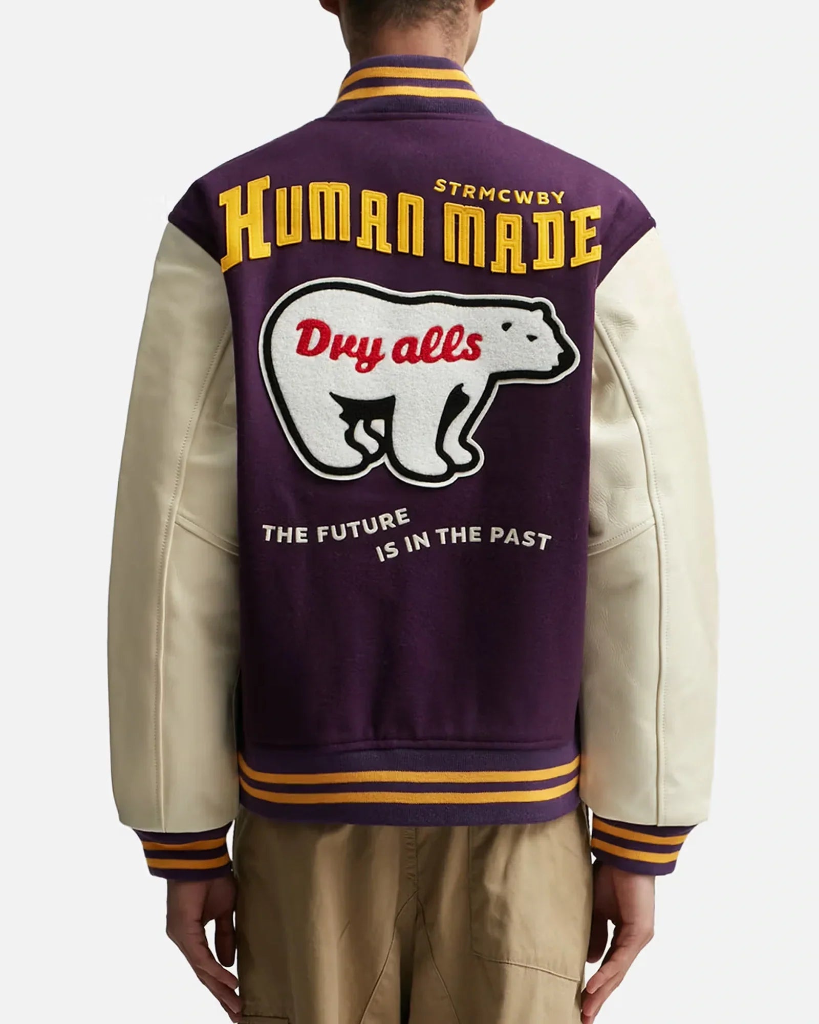 Purple-Human-Made-Varsity-Jacket
