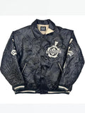 Raw Blue Leather Jacket