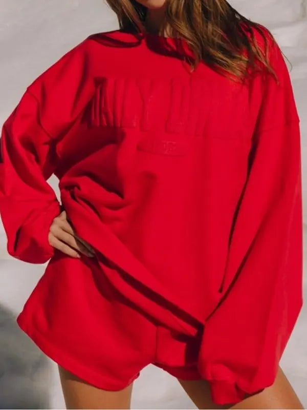 Red Daily Drills Sweatshirt