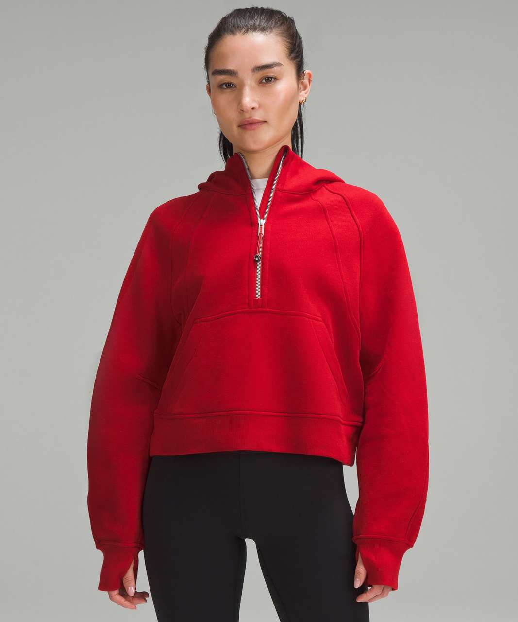Red Lululemon Scuba Jacket