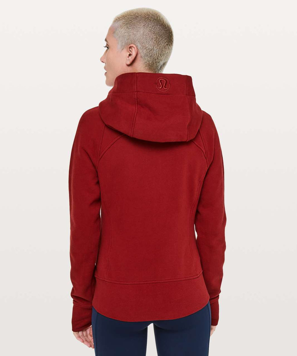Red Lululemon Scuba Jacket
