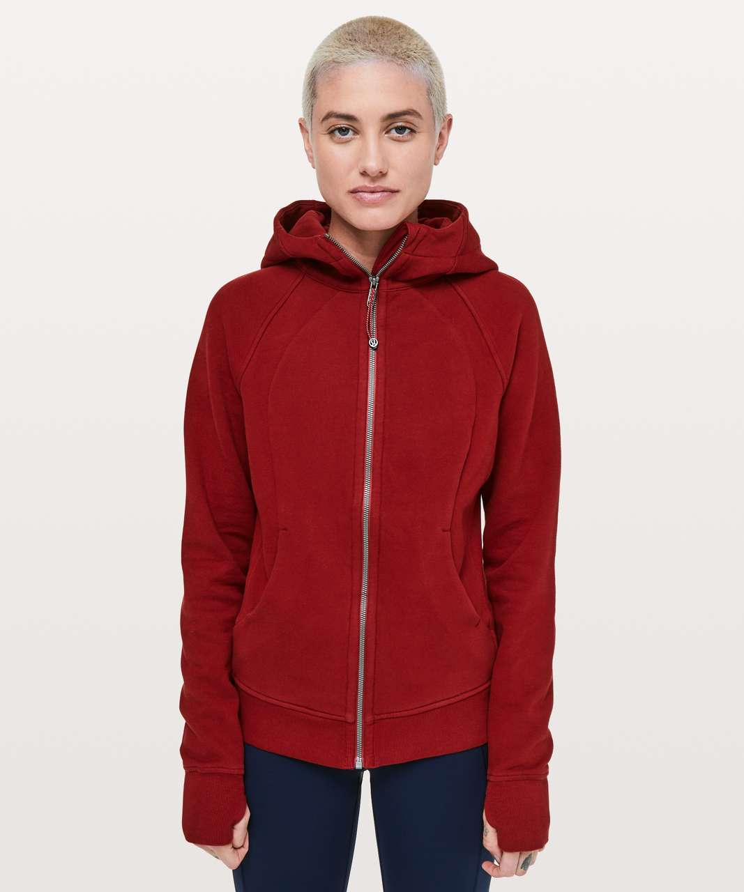 Red Lululemon Scuba Jacket