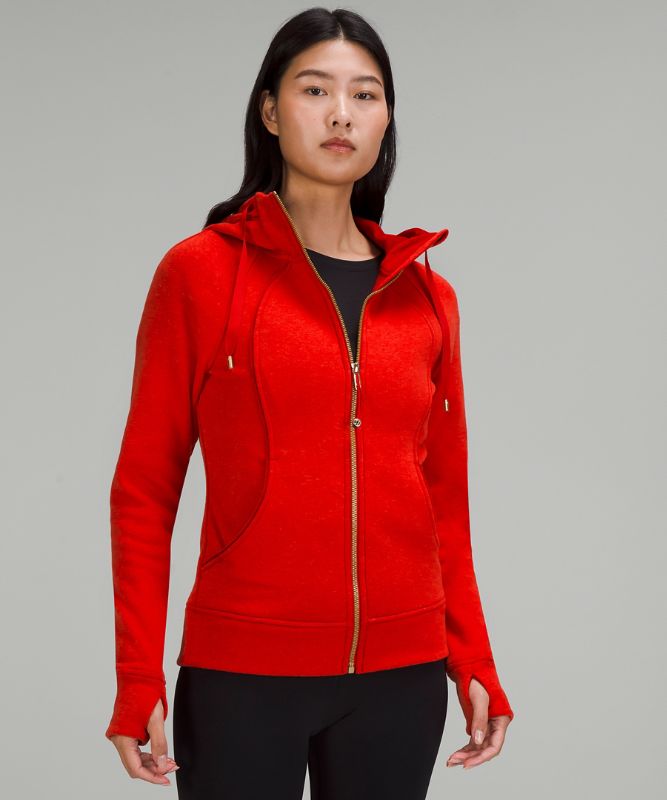 Red Lululemon Scuba Jacket