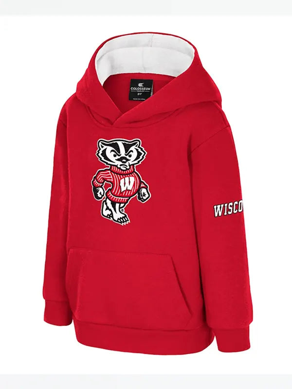 Red Wisconsin Badgers Hoodie