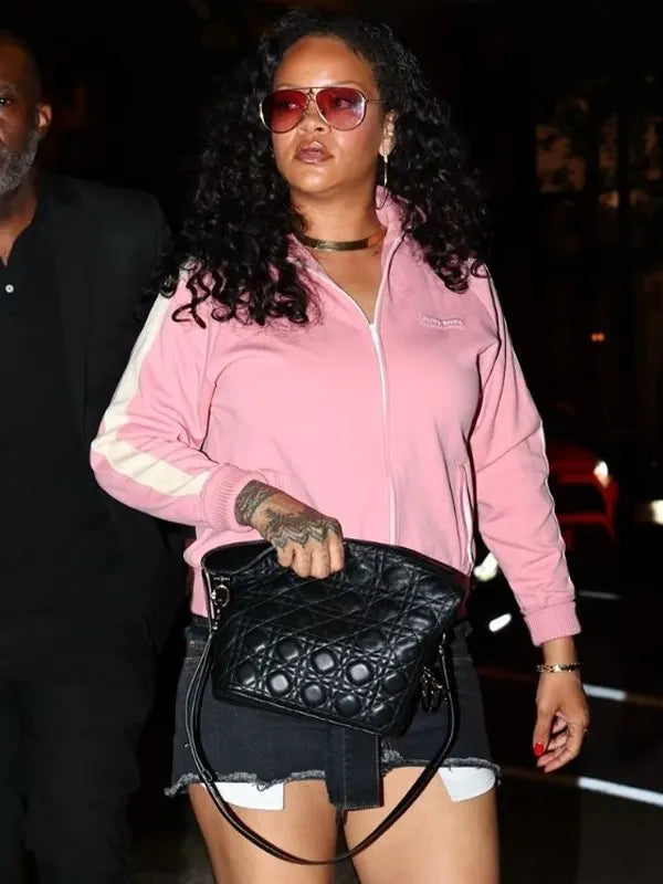 Rihanna Y2k Fashion Pink Jacket