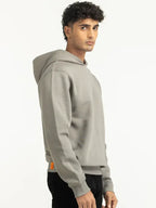 Robert Men Regular Fit Grey Hoodie