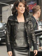
   How I Met Your Mother Cobie Smulders Black  Jacket
