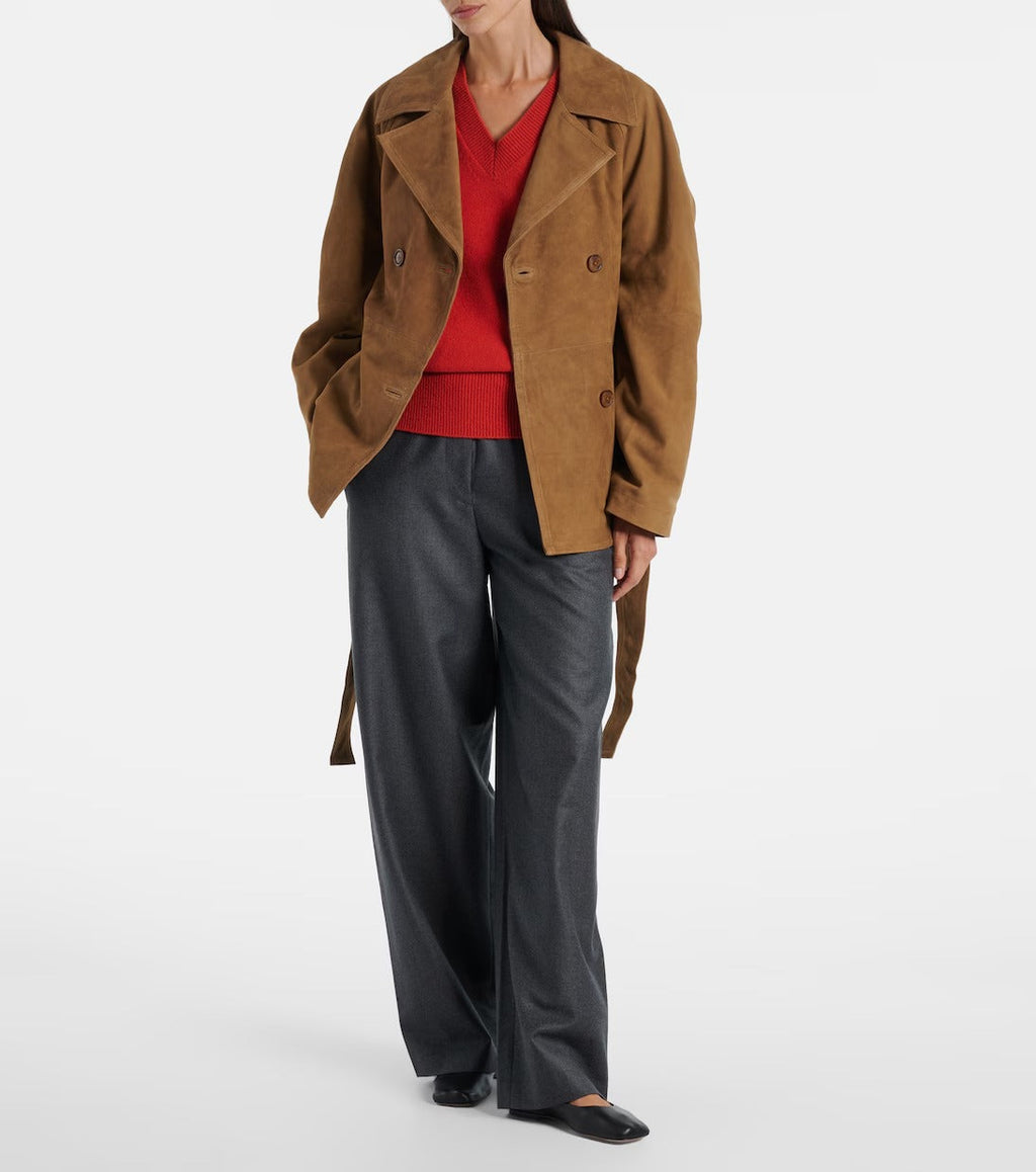 Rohe Suede Jacket For Men And Women