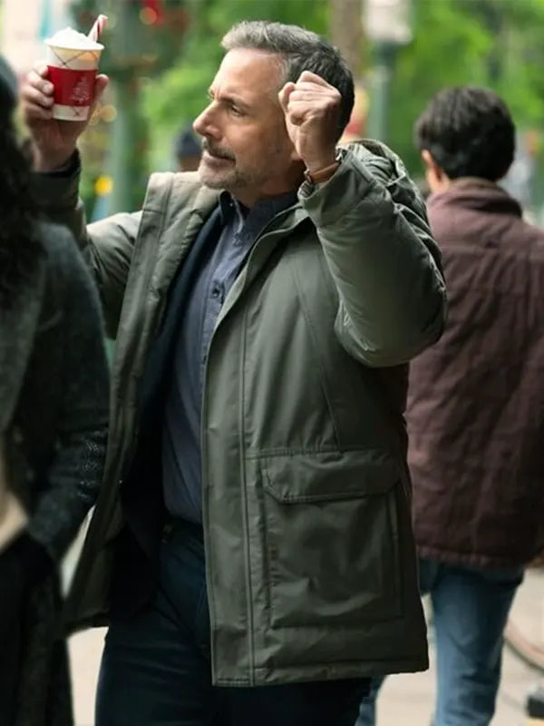 Rooster 2026 Steve Carell Hooded Jacket