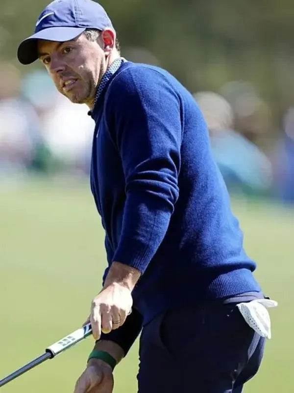 Rory McIlroy The Masters 2026 Blue Sweatshirt