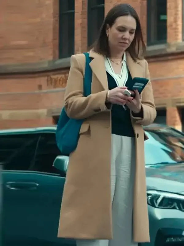 Run Away 2026 Ingrid Oliver Brown Wool Coat