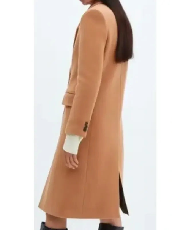 Run Away 2026 Ingrid Oliver New  Brown Wool Coat