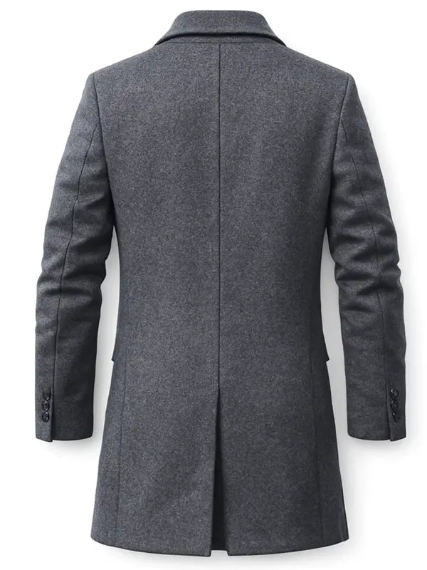 Run Away S01 James Nesbitt Grey  Coat