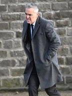 Run Away S01 James Nesbitt Grey New  wool Coat