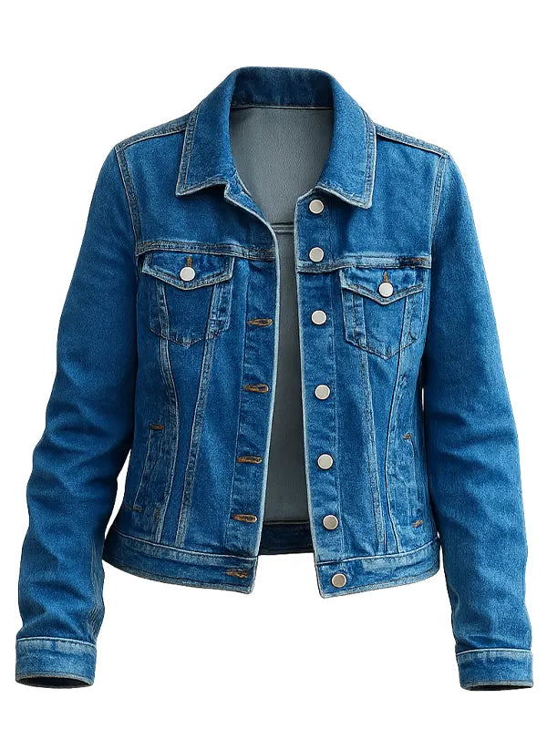 Run Away S01 Paige Greene New  Denim Blue Jacket
