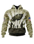 Salute To Service Eagles Hoodie Zing Apparel