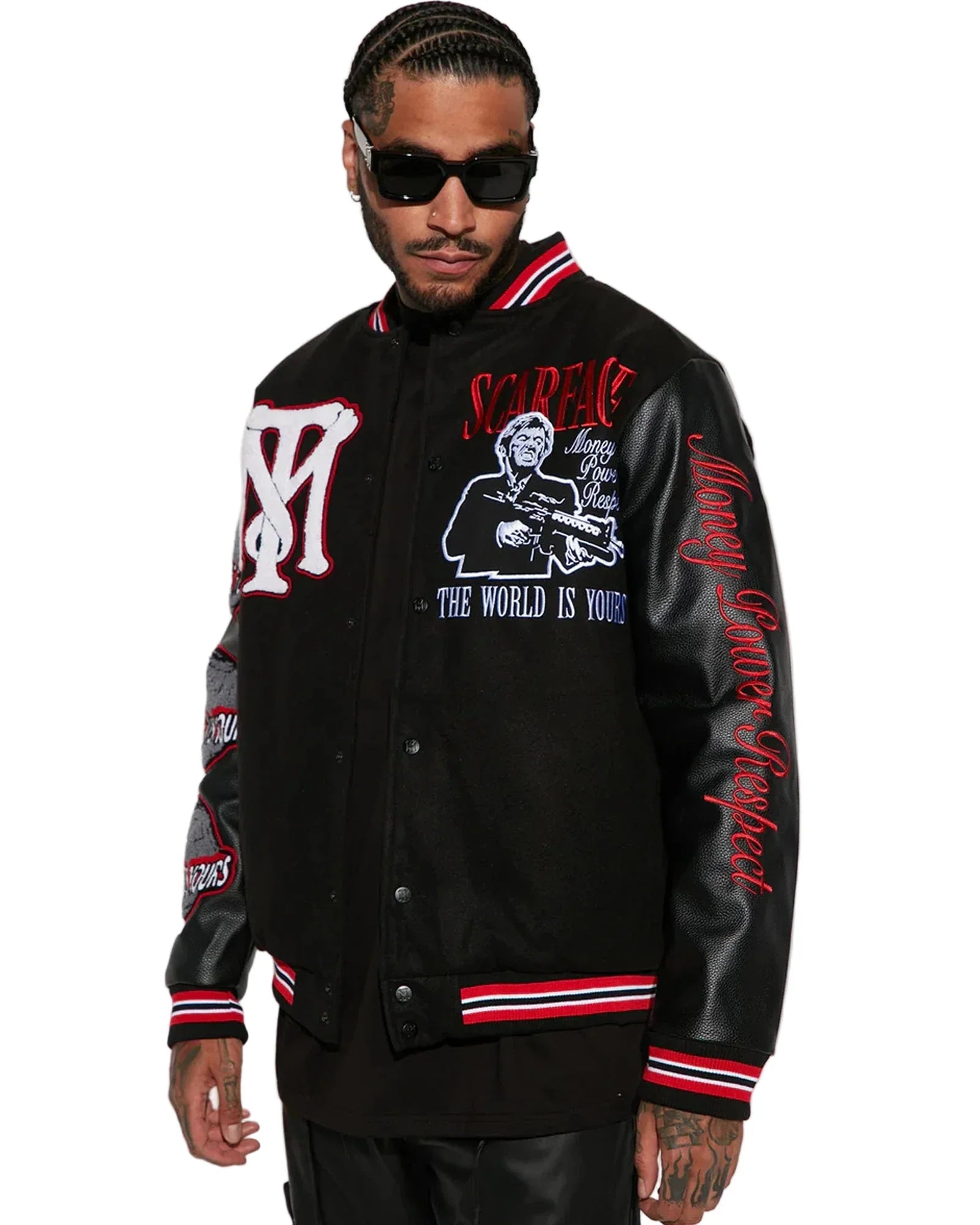 Scarface-Varsity-Jacket-Black