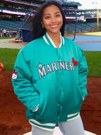 Seattle-Mariners-Green-Hello-Kitty-Bomber-Jacket