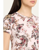 The Young And The Restless Sharon Case Pink Floral Butterfly Tee