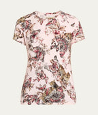 The Young And The Restless Sharon Case Pink Floral Butterfly Tee