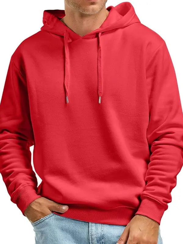 Shayne Reinger Mens Red Pullover Hoodie
