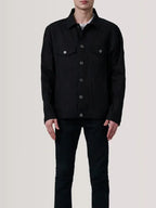 Sherman Black Oversize Denim Trucker Jacket