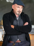 Shinwell Johnson black fleece jacket Watson S02
