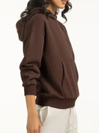 Sibyl Murazik Women's Dark Brown Oversize Hoodie