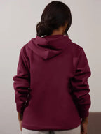 Sienna Grant Women's Burgundy Pullover Hoodie
