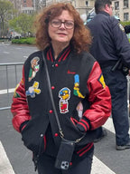 
 Simpsons Susan Sarandon New Best  Varsity Jacket
