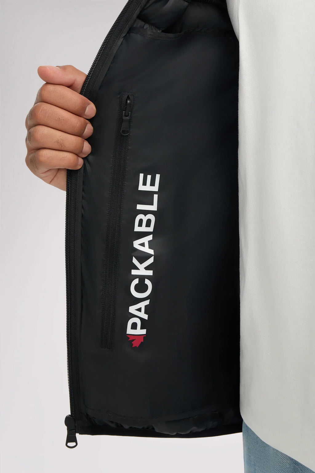 Slim fit men’s puffer jacket