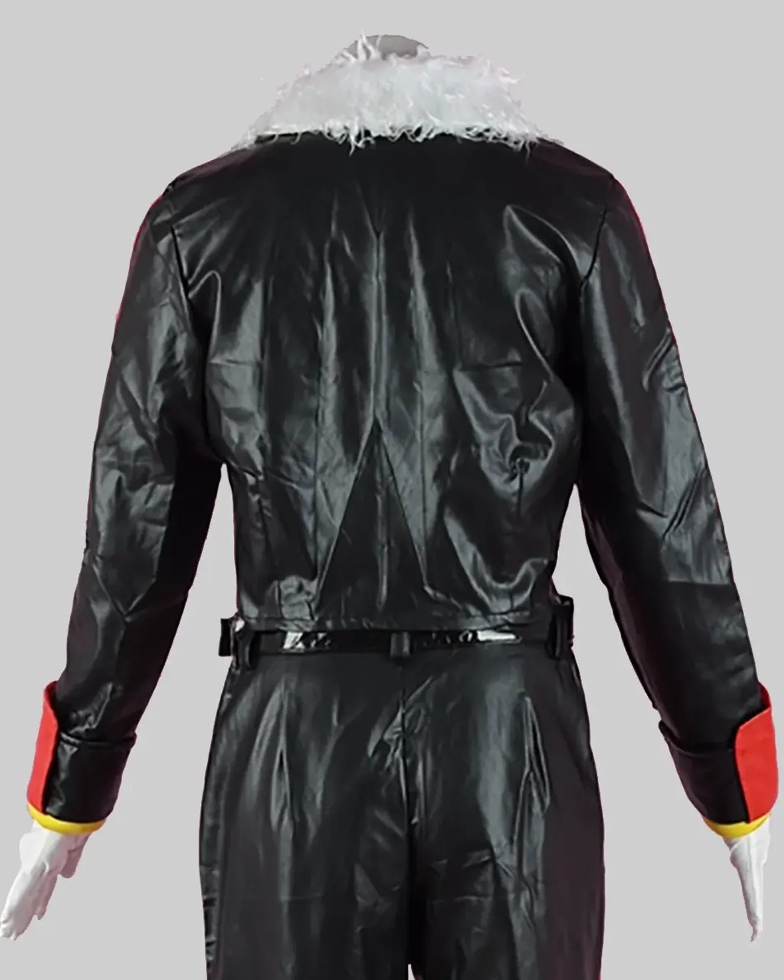Sonic-The-Hedgehog-Shadow-Black-Leather-Jacket-backView