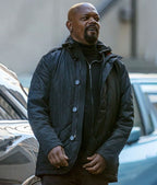 
 Nick Fury Spider-Man: No Way Home Black Jacket
