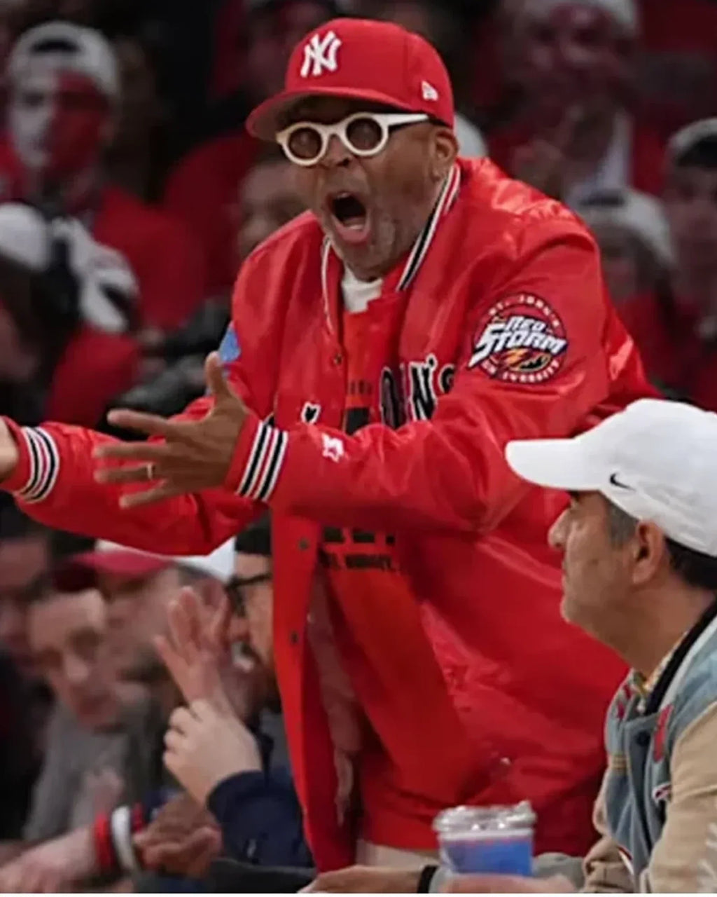 Spike-Lee-St-Johns-University-red-Jacket