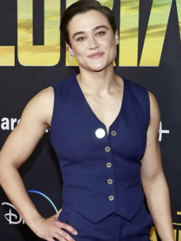 
 The Mandalorian Katy M. O’Brian Blue Vest
