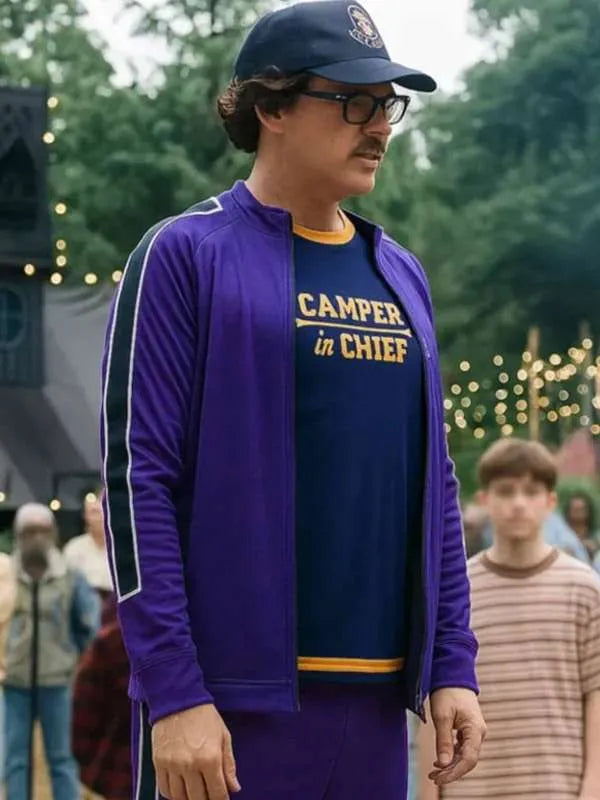 
Steve Buscemi Wednesday S02 Purple Jacket
